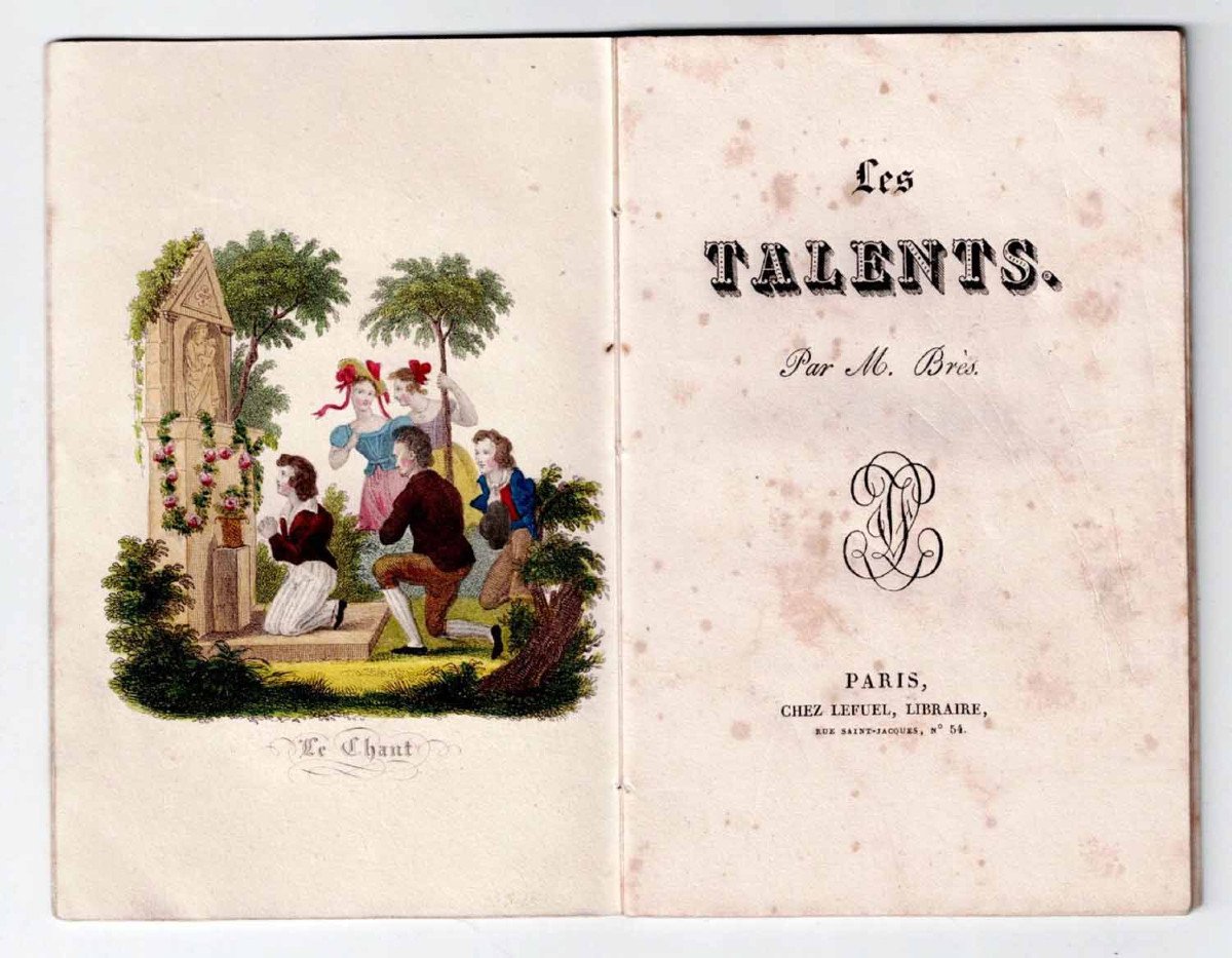 LES TALENTS ou les couronnes de la jeunesse 1830-photo-2