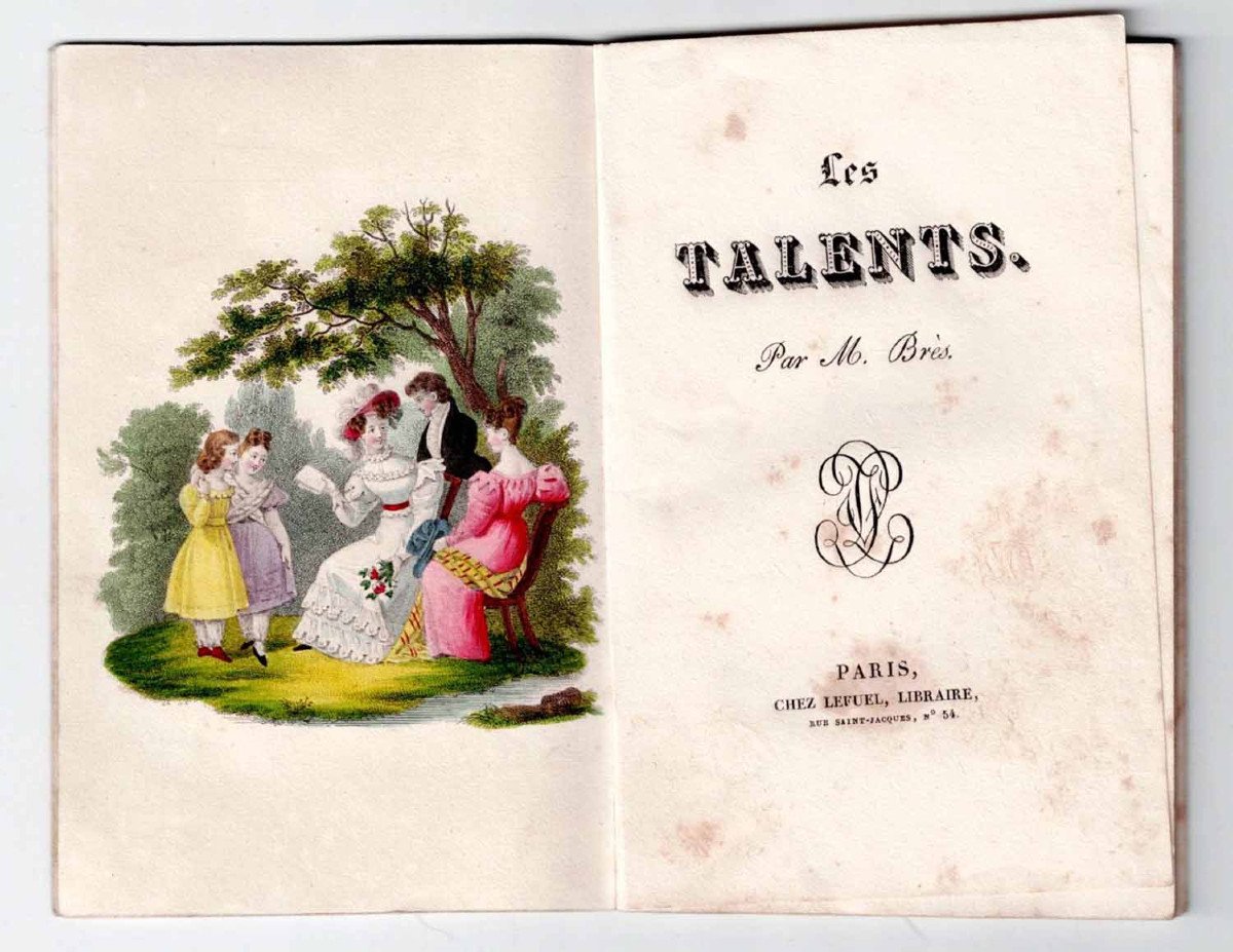 LES TALENTS ou les couronnes de la jeunesse 1830-photo-6