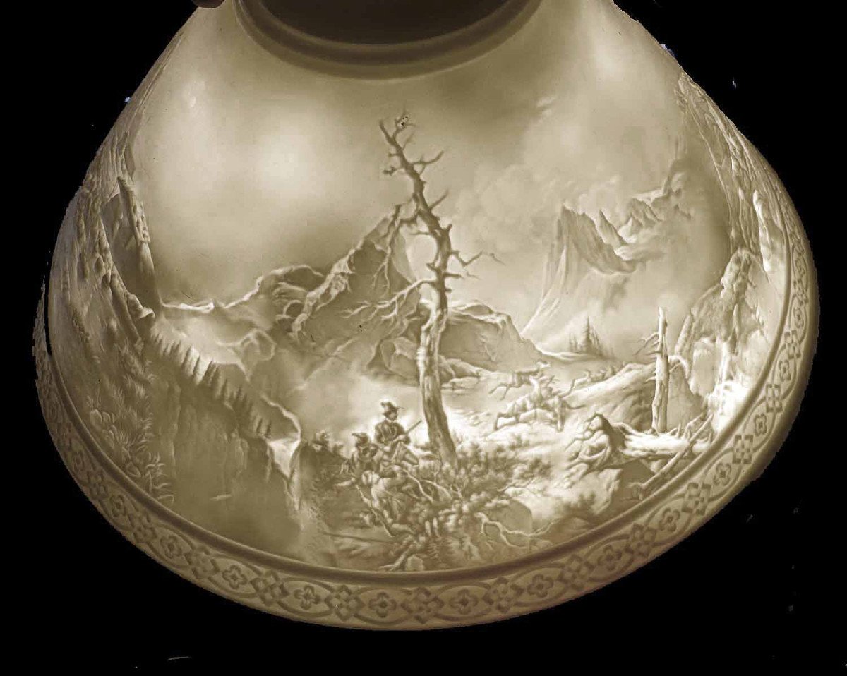 Lithophanic Lampshade 1870-photo-1