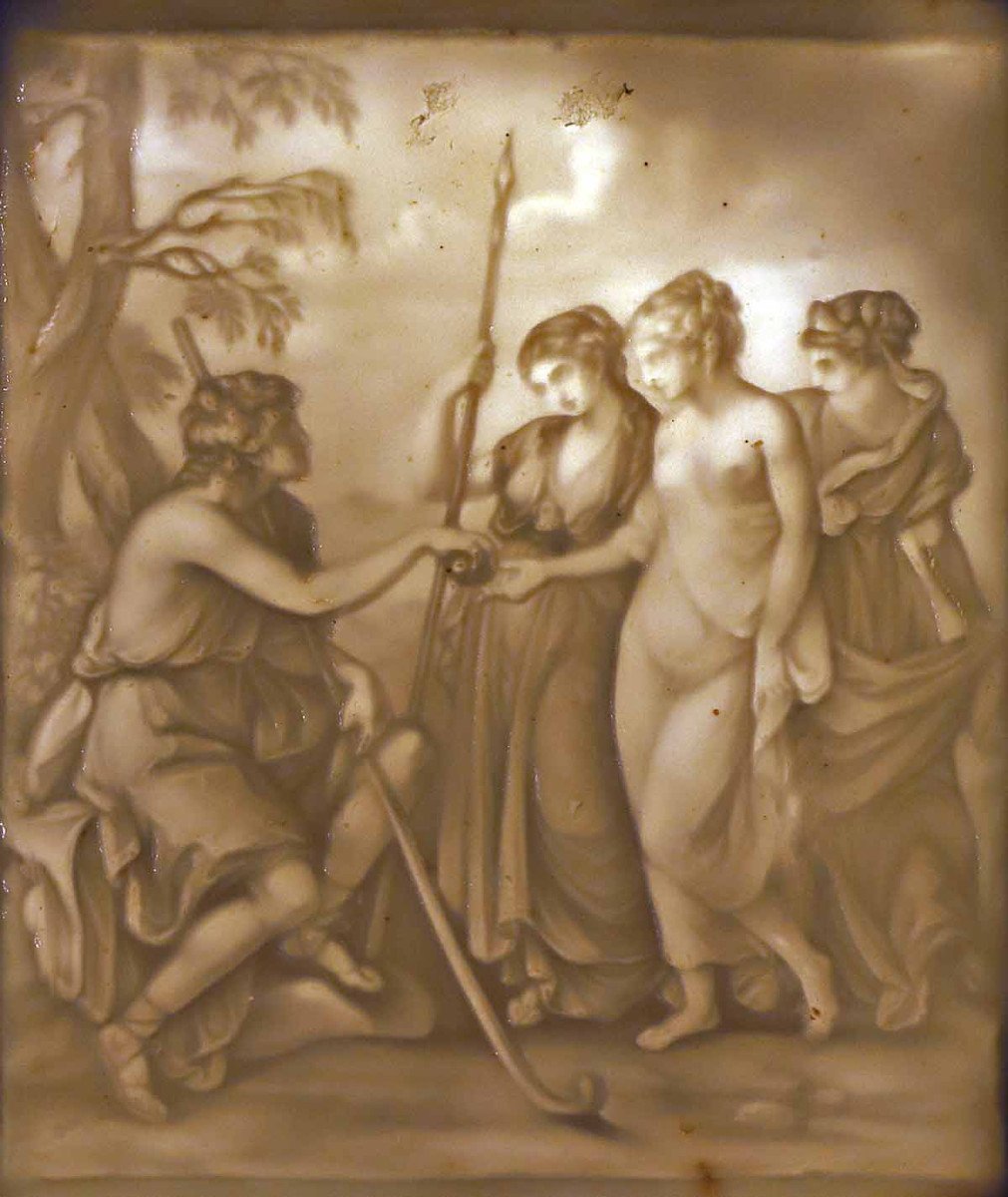Lithophanic Tisaniere Circa 1800-photo-4