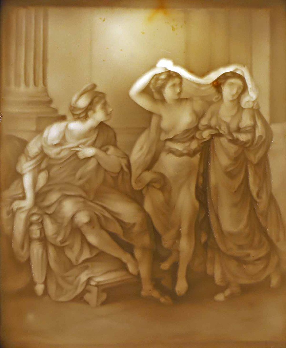 Lithophanic Tisaniere Circa 1800-photo-5