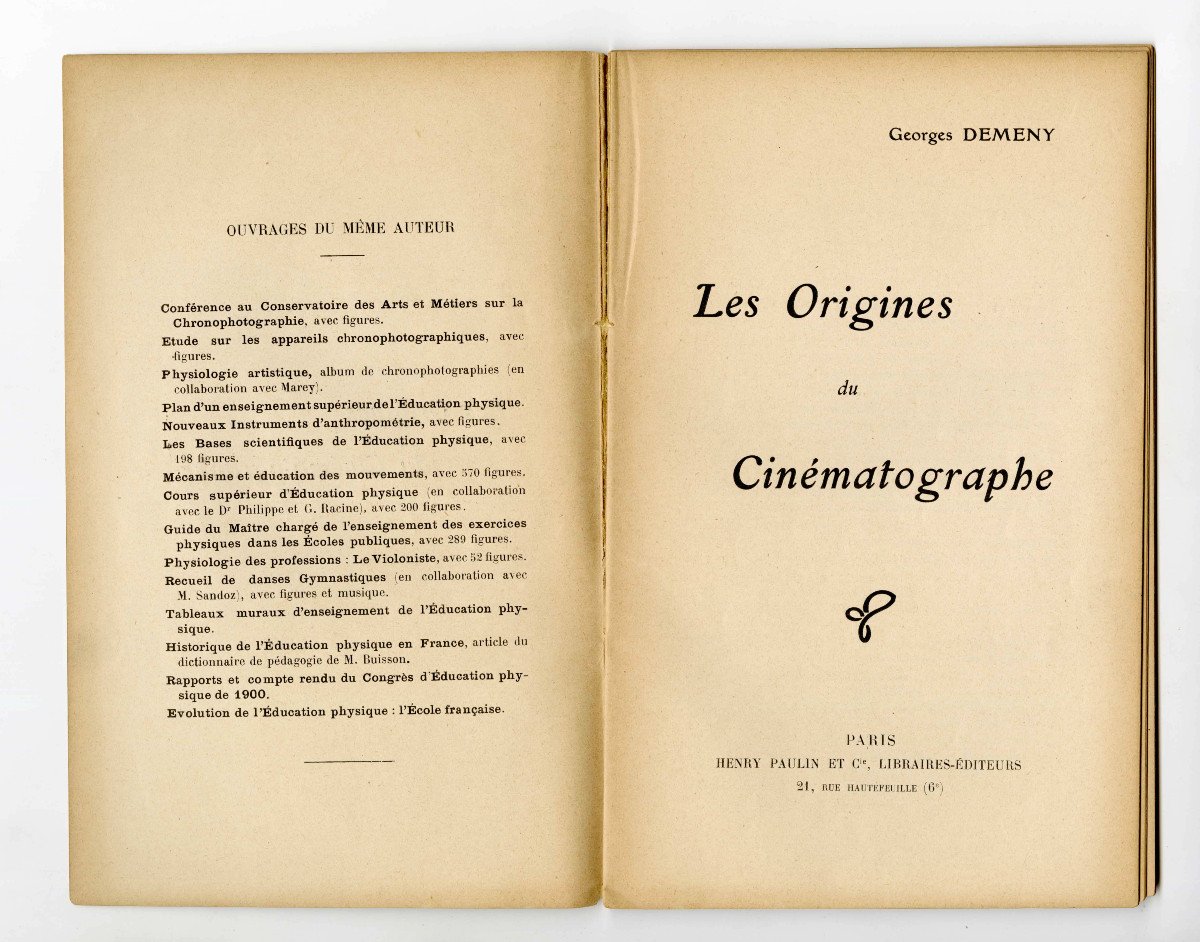 Georges Demeny - The Origins Of The Cinematograph 1909-photo-2