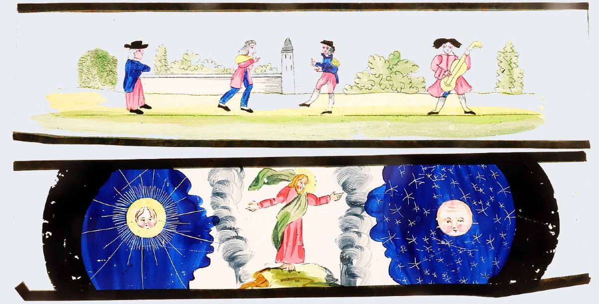 30 Magic Lantern Plates Circa 1830-photo-2