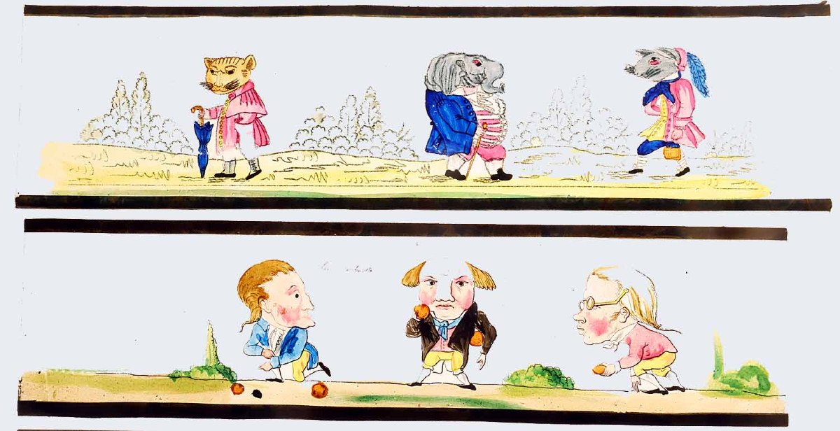30 Magic Lantern Plates Circa 1830-photo-3
