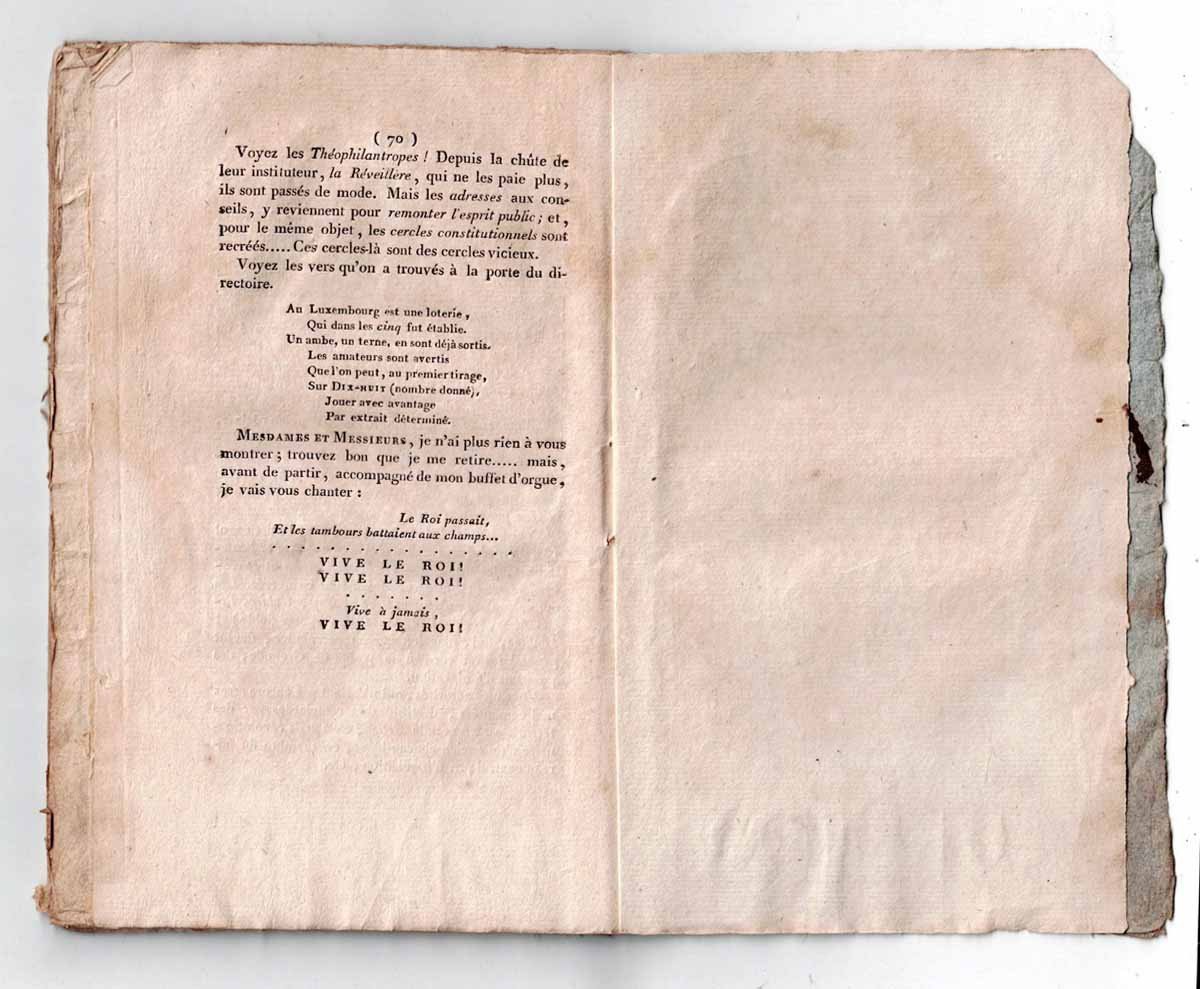 2 Pamphlets anti-révolutionnaire et anti-Napoléon . 1799 et 1814-photo-2