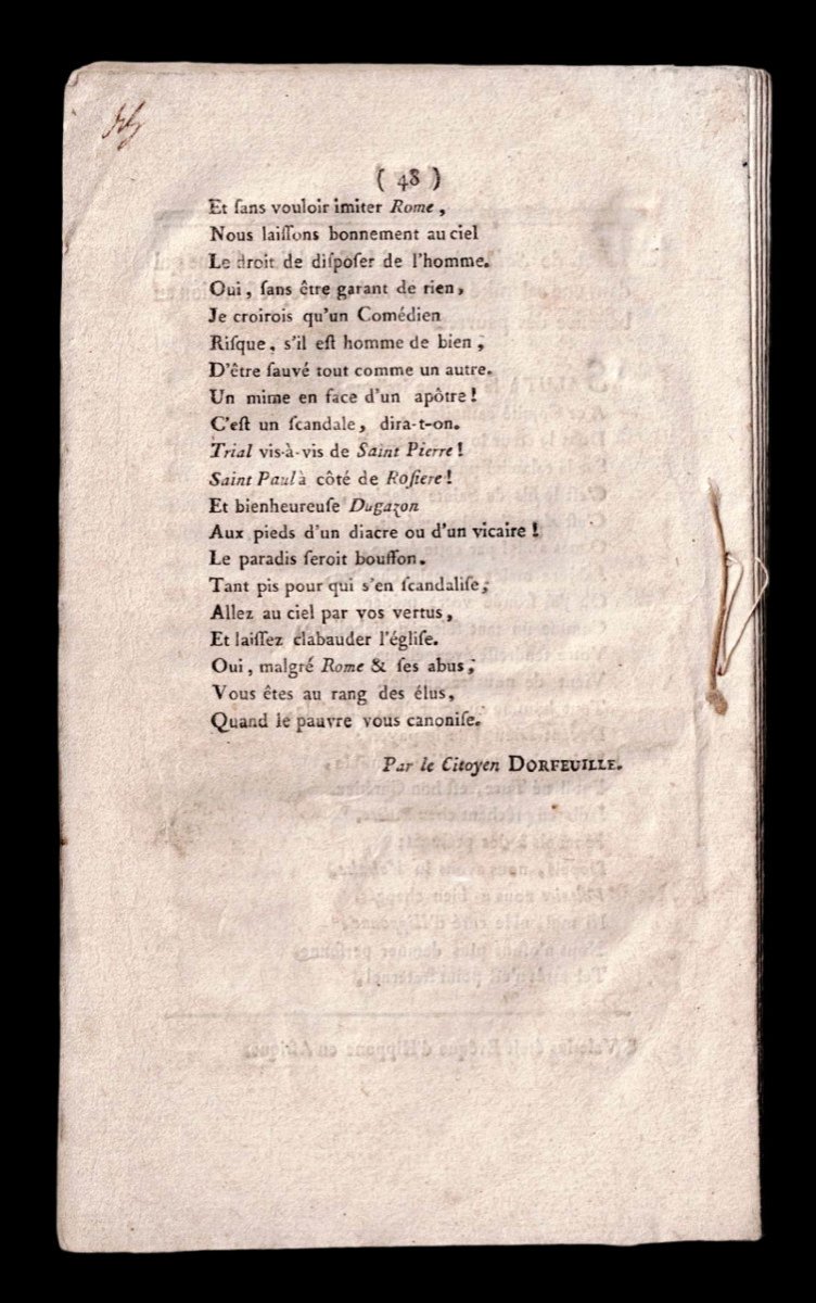 Revolutionary Pamphlet 1791 “the Patriotic Magic Lantern”-photo-1