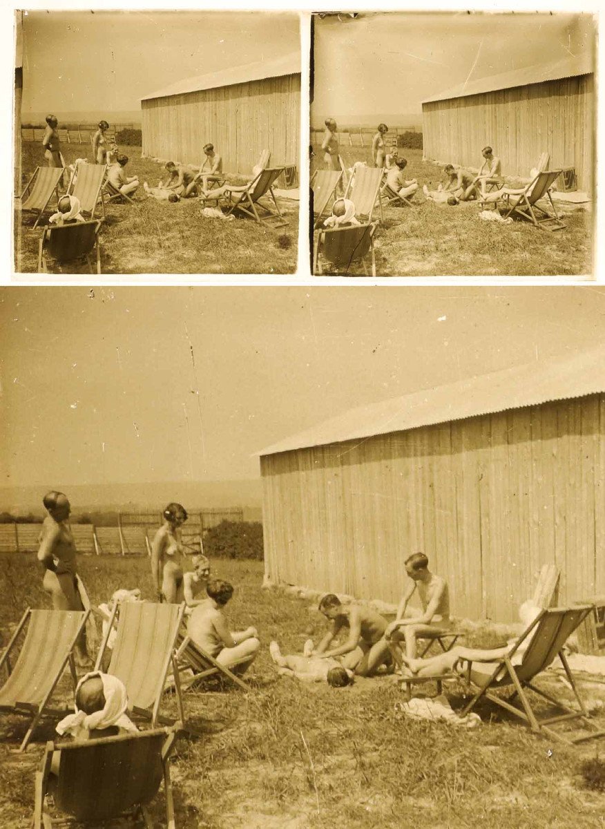 13 Stereoscopic Photos Naturism Around 1920 -photo-4