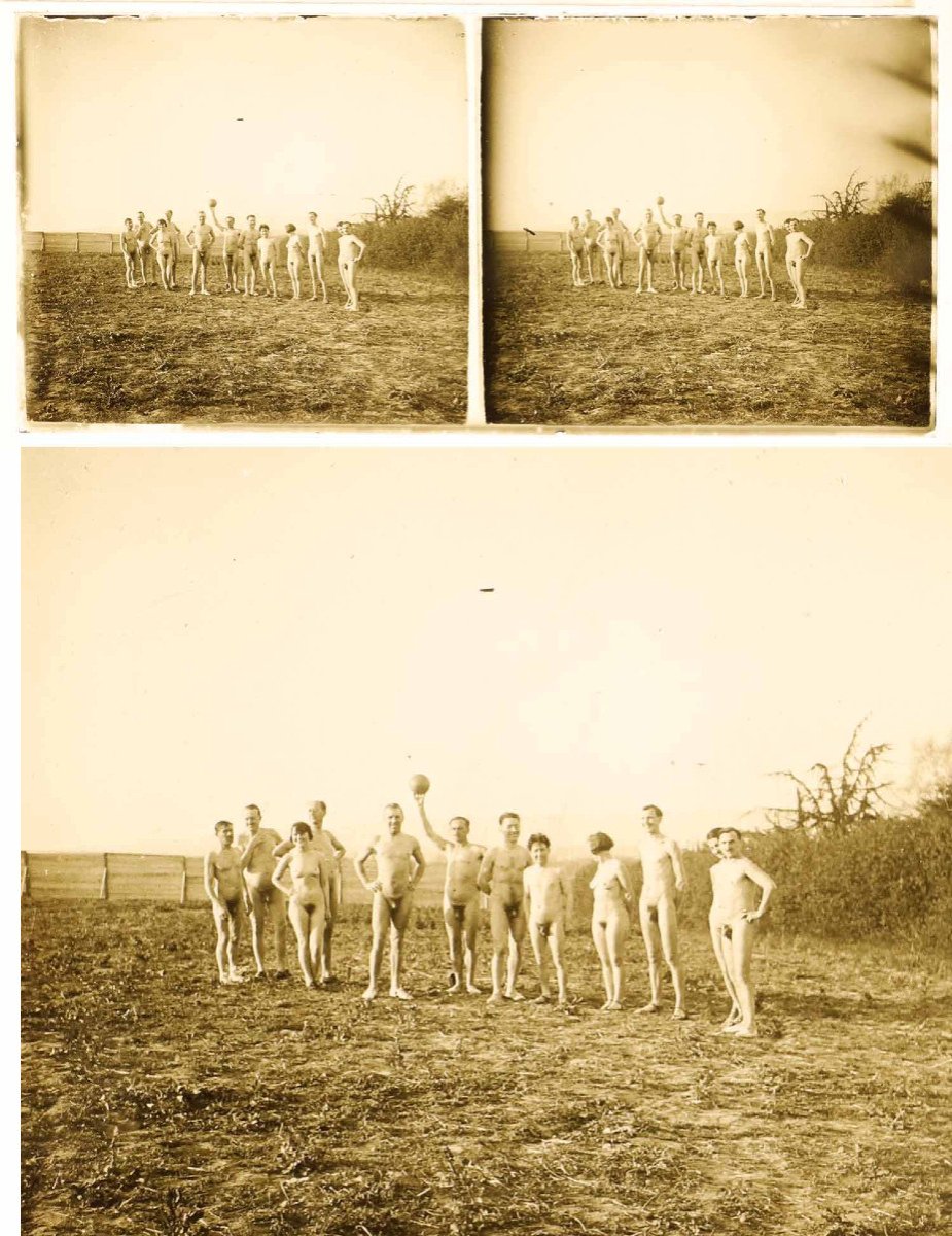 13 Stereoscopic Photos Naturism Around 1920 -photo-1