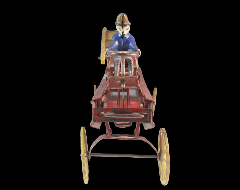 Pompier américain 1900 / jouet ancien-photo-4