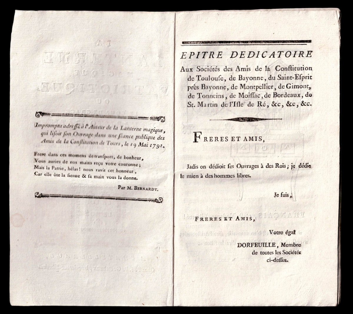 The Patriotic Magic Lantern 1791 / Revolutionary Pamphlet-photo-2