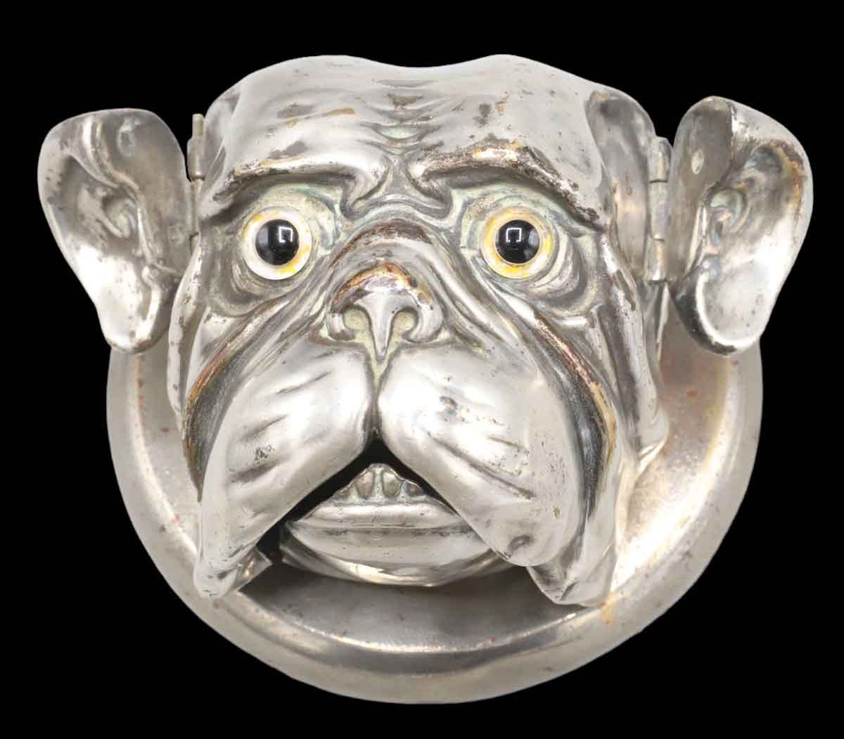 19th Century Bronze Bulldog Head