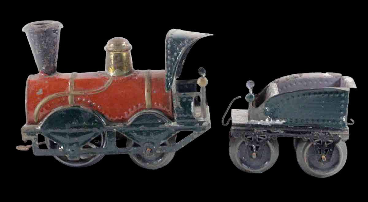 Train echelle 0 1900 LOCOMOTICE F.V. / jouet ancien-photo-4