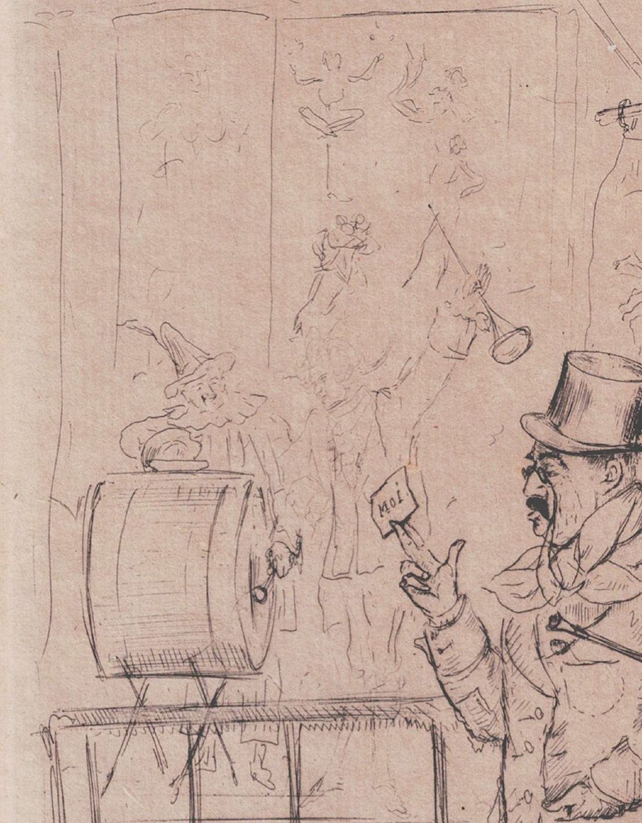 The Magician's Election Drawing 1830 -1840-photo-4