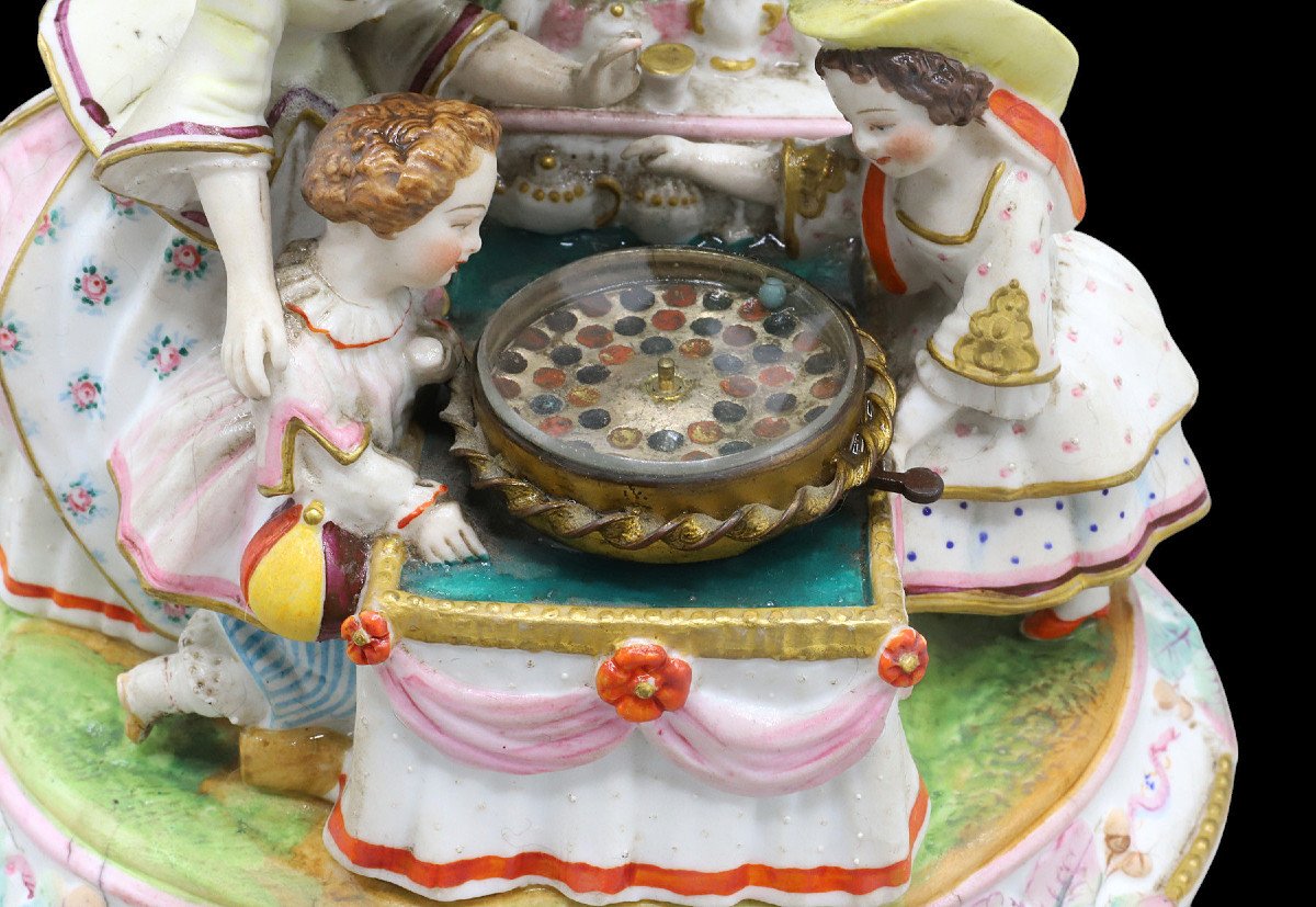 The Roulette Of St Valery En Caux / Biscuit 1860-photo-2