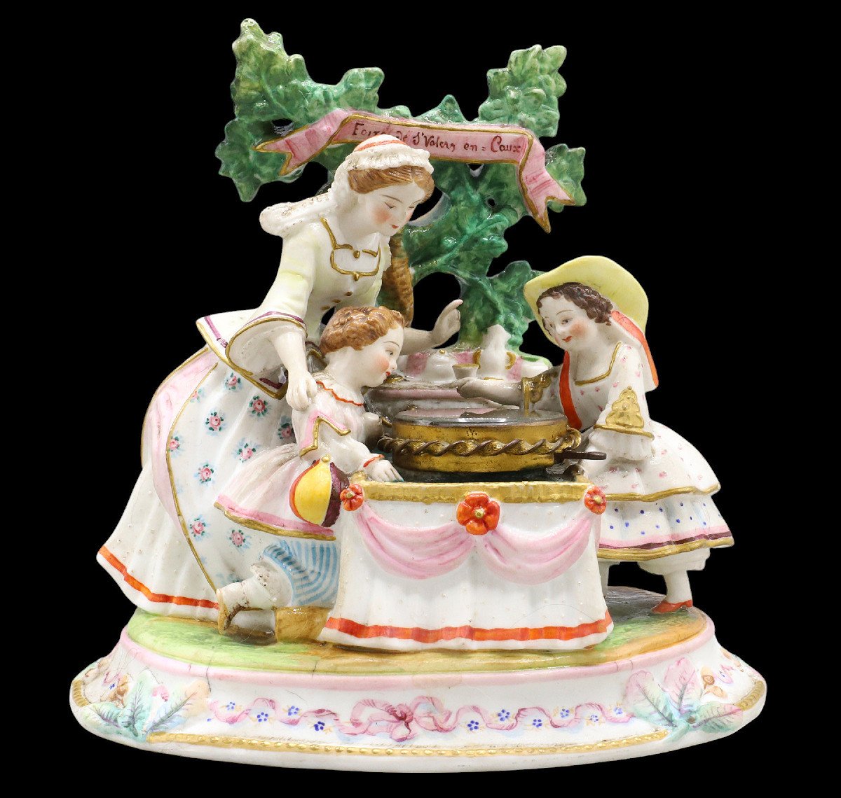 The Roulette Of St Valery En Caux / Biscuit 1860