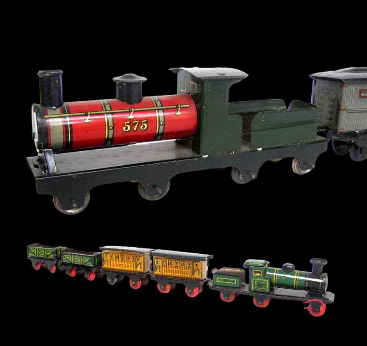 Gesch And Cko 2 Train Sets Penny Toy  