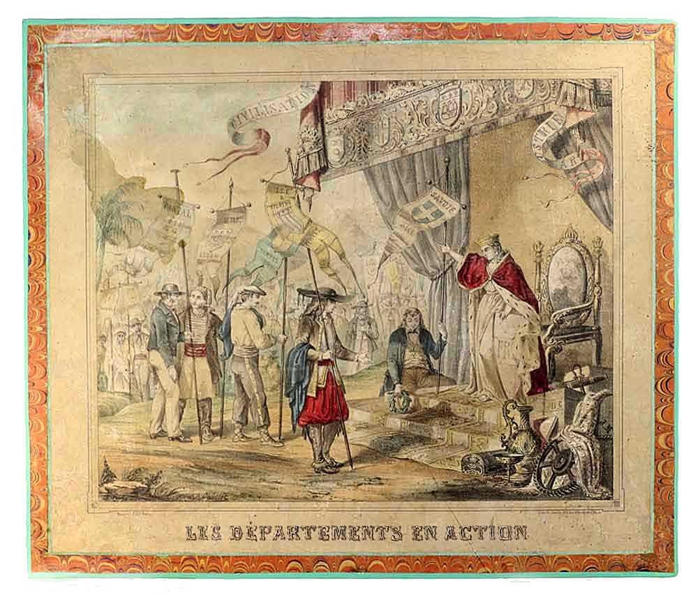 Puzzle LES DÉPARTEMENTS EN ACTION vers 1861 - 1866-photo-2