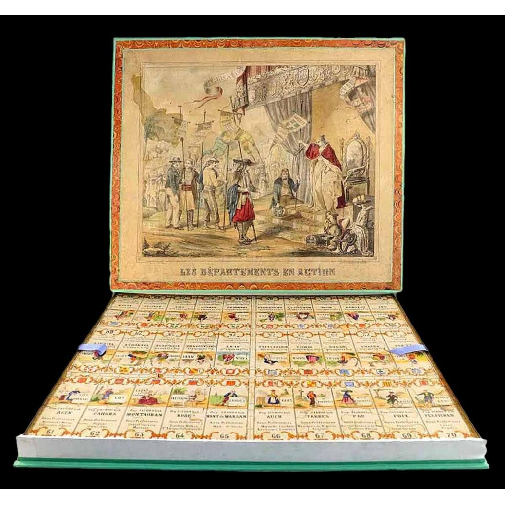 Puzzle LES DÉPARTEMENTS EN ACTION vers 1861 - 1866