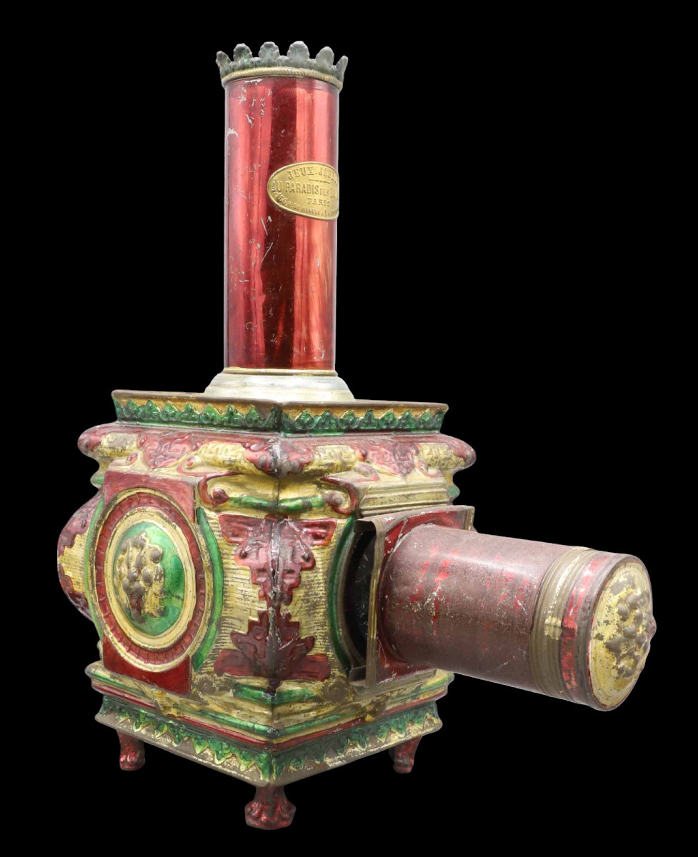 Magic Lantern With Lions 1860