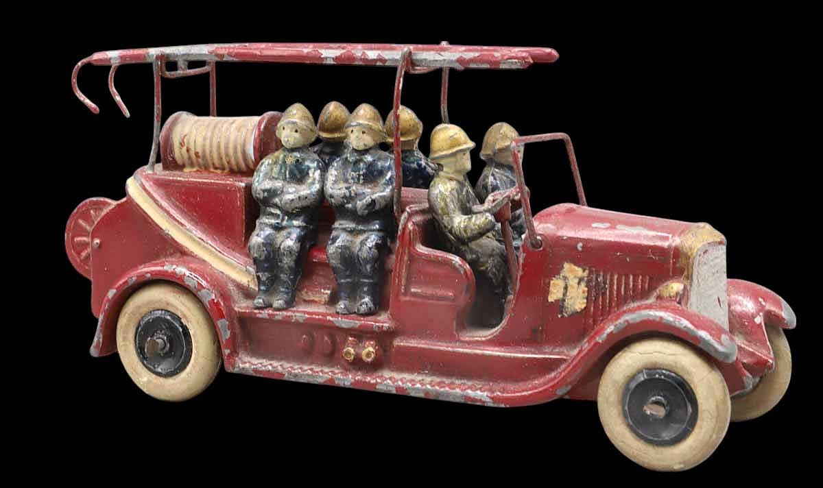 1/ 43 ème CAMION POMPIERS en plomb 1930-photo-3