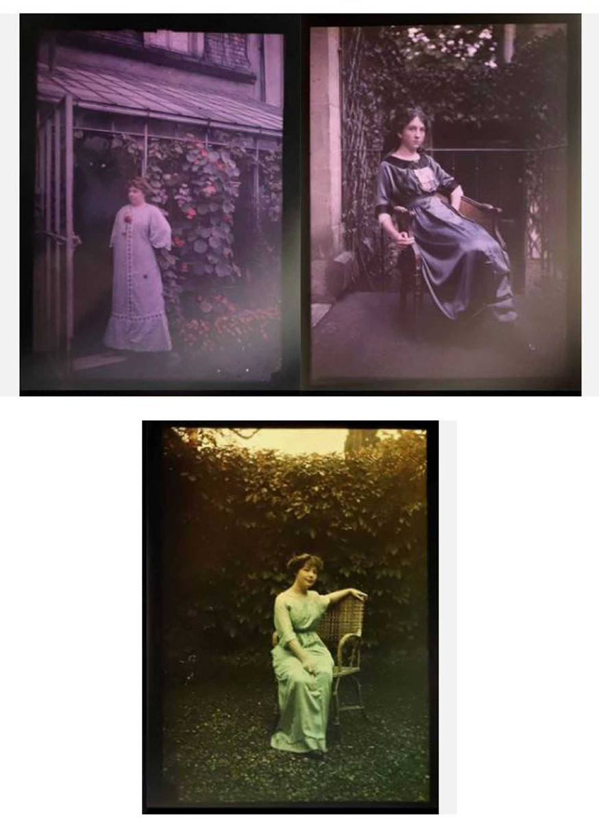 Autochrome 4 Portraits Of Women 1910