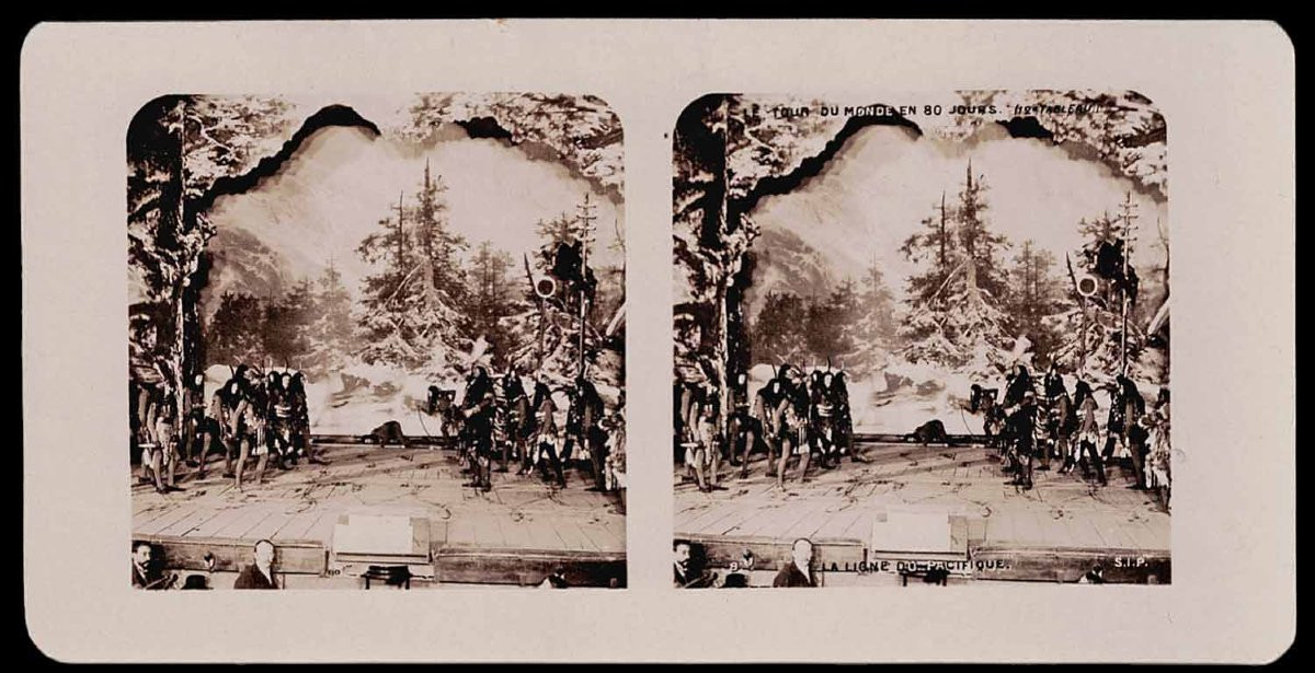 Jules Verne Around The World In 80 Days - Stereo Photographs-photo-2