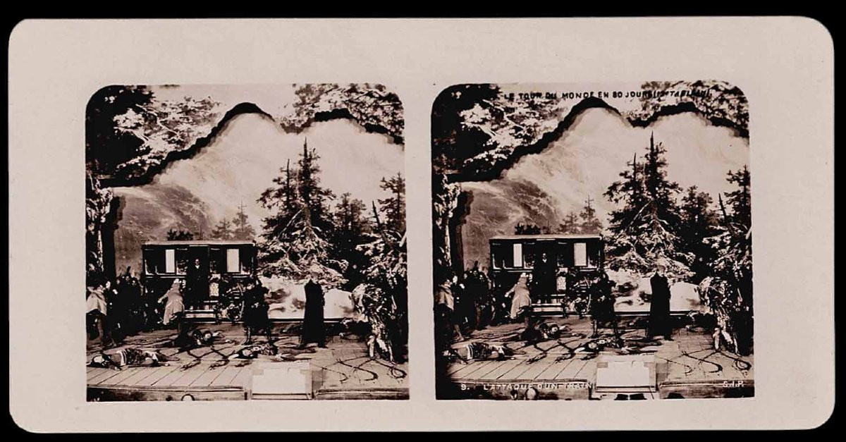 Jules Verne Around The World In 80 Days - Stereo Photographs-photo-4