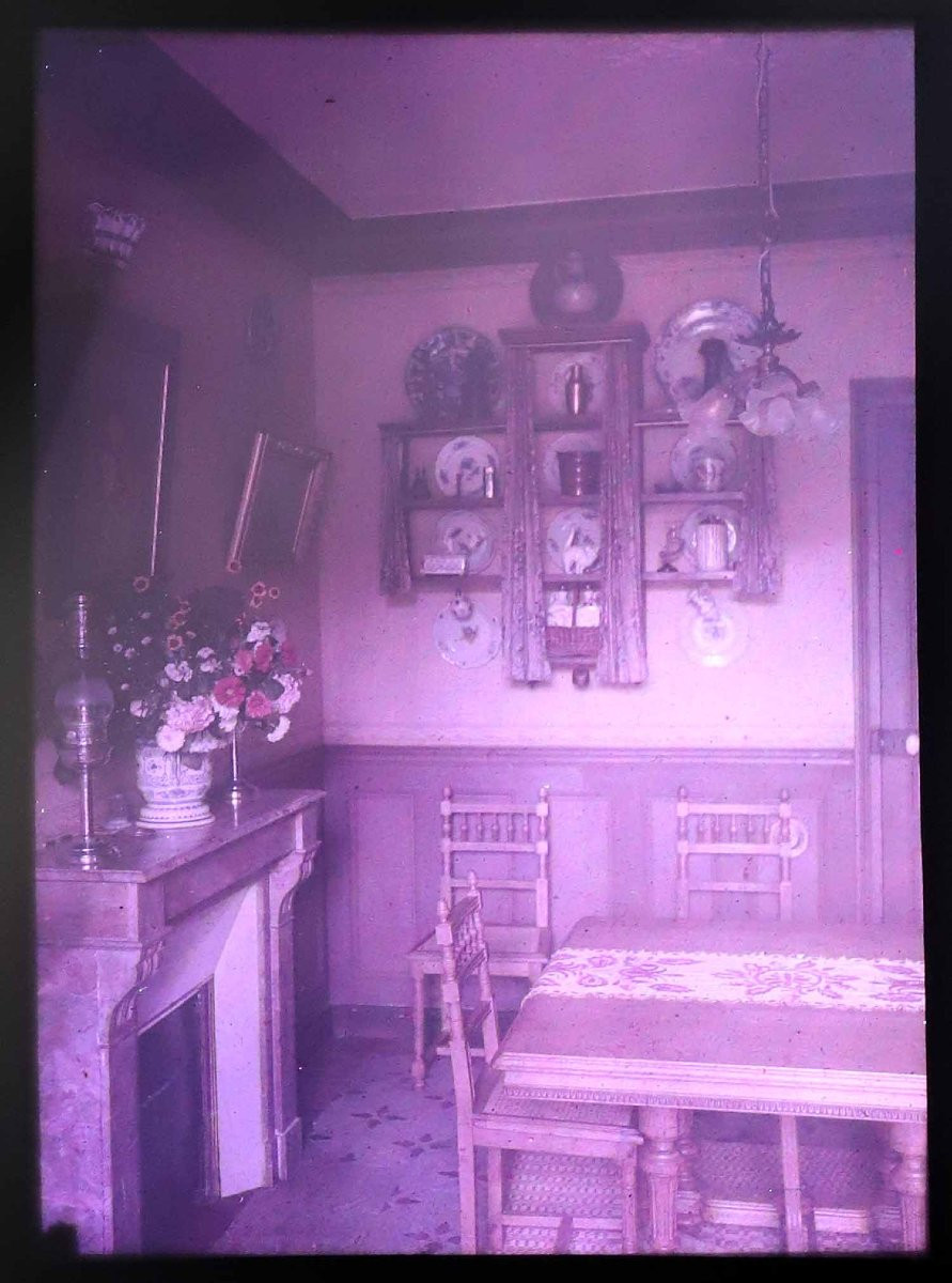 3 Autochromes Interior Of A House 1910-photo-3