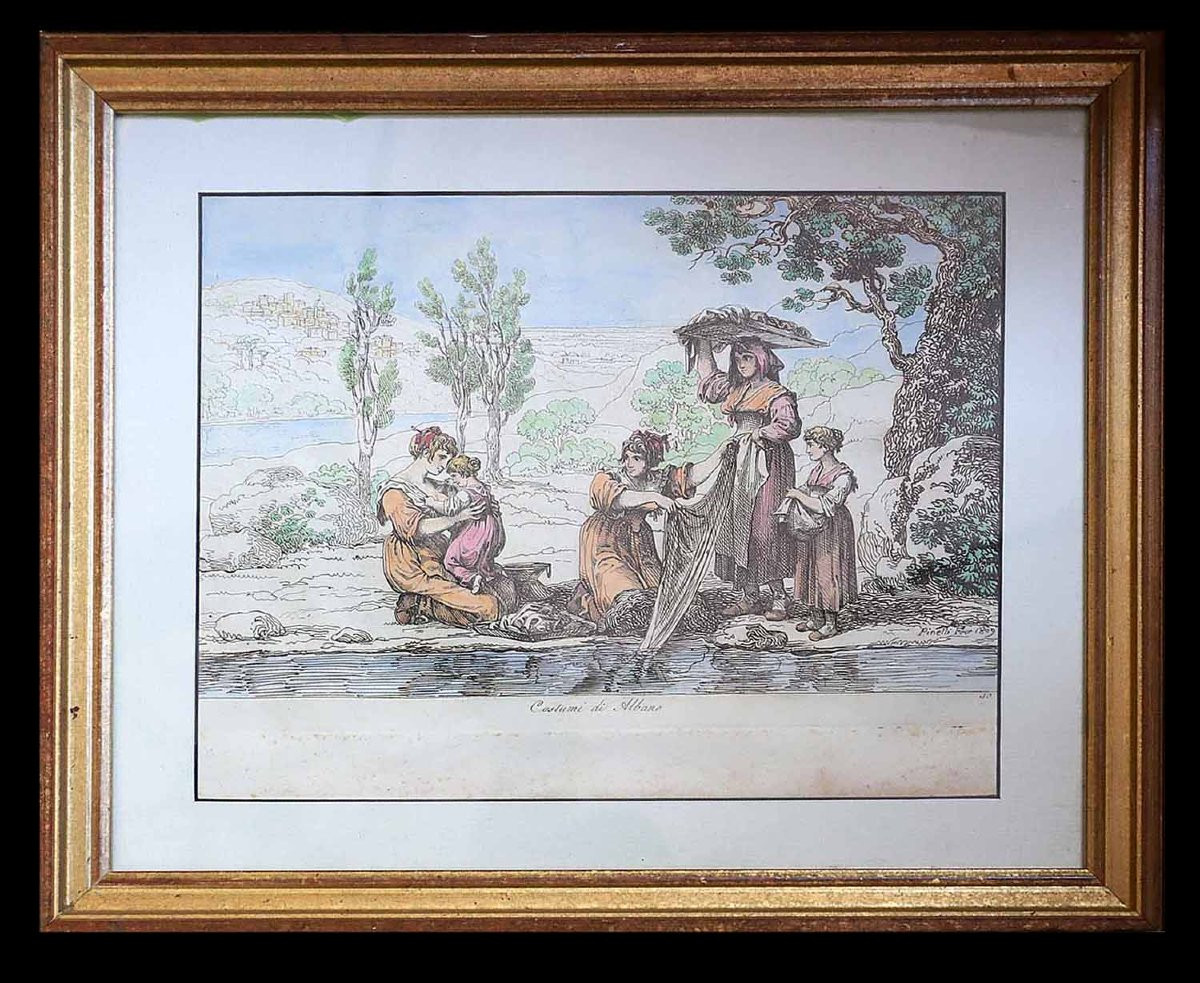6 Pinelli Engravings 1809 -photo-3
