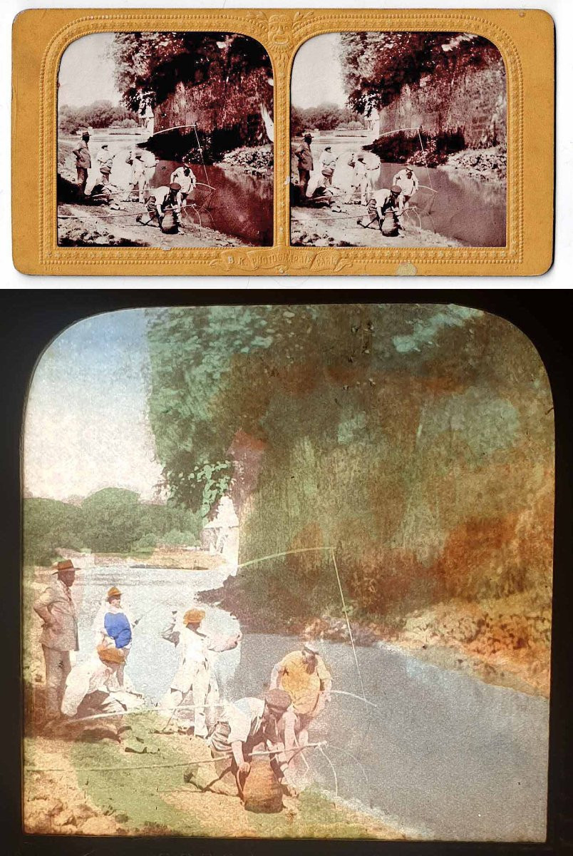 Stereoscopic And Polyoramic Views Bk Paris Around 1860.-photo-3