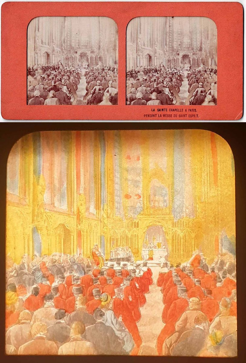 Stereoscopic And Polyoramic Views Bk Paris Around 1860.-photo-3
