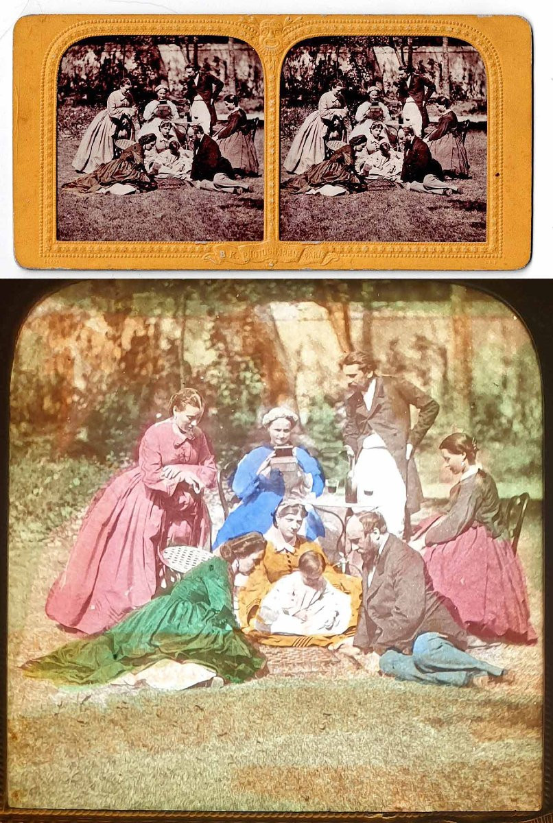 Stereoscopic And Polyoramic Views Bk Paris Around 1860.-photo-7