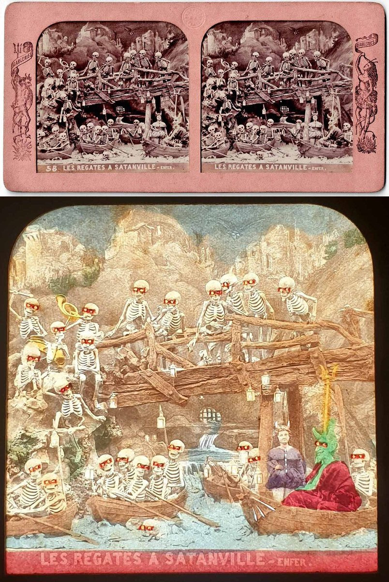 Vue stéréoscopique et polyoramique à DIABLERIE vers 1850. -photo-7