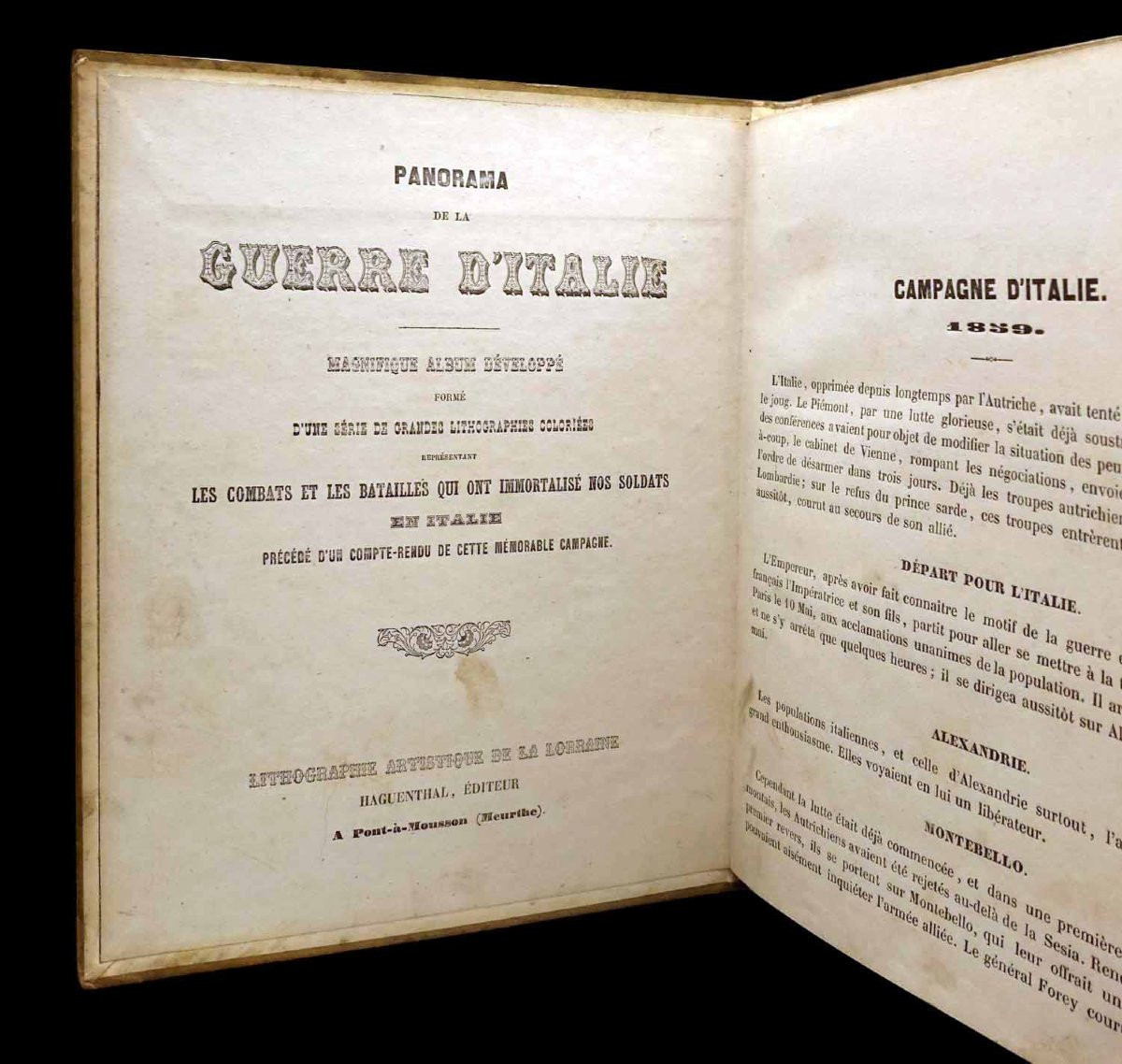 Panorama Of Haguenthal, Italian War Of 1859 -photo-4