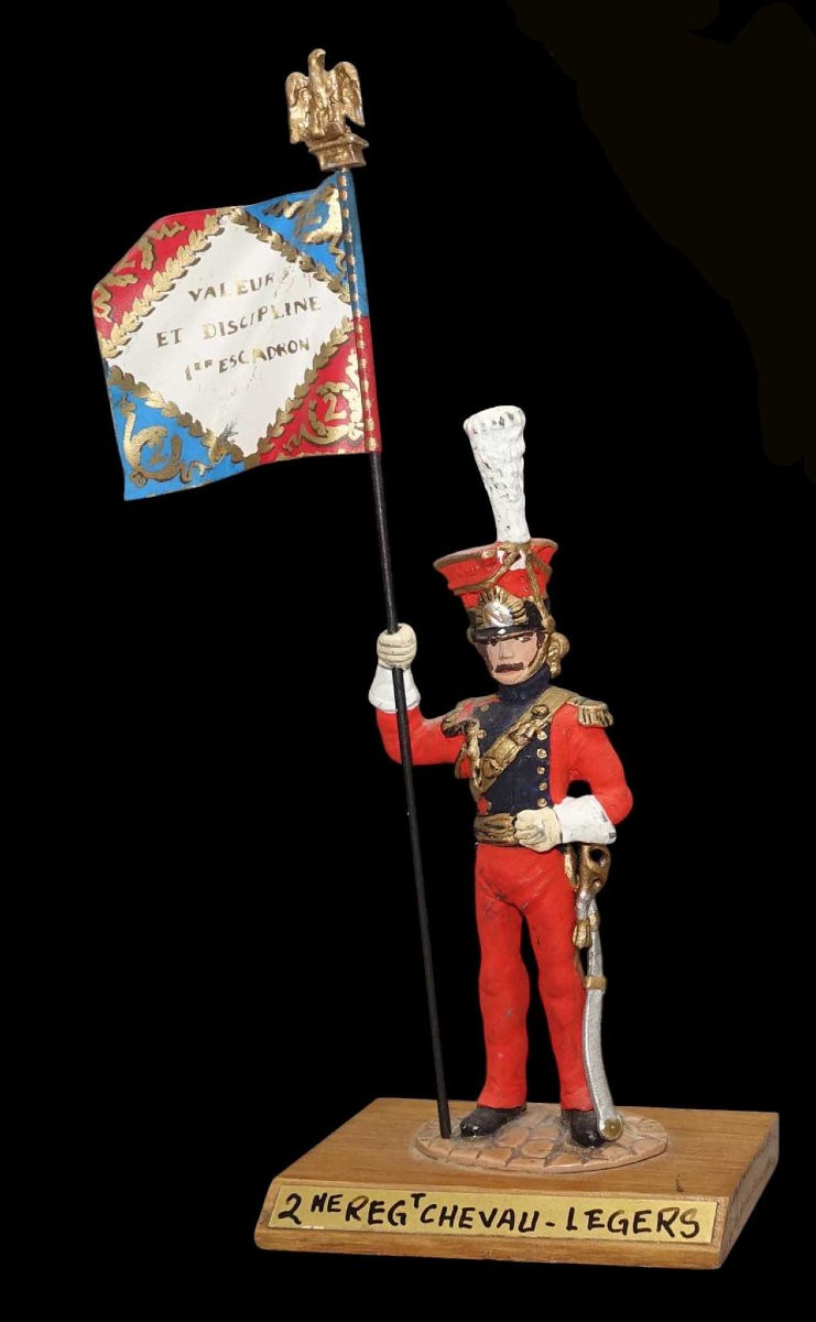 Flag Bearer Figurine 1960 By Guy Renaud.-photo-4