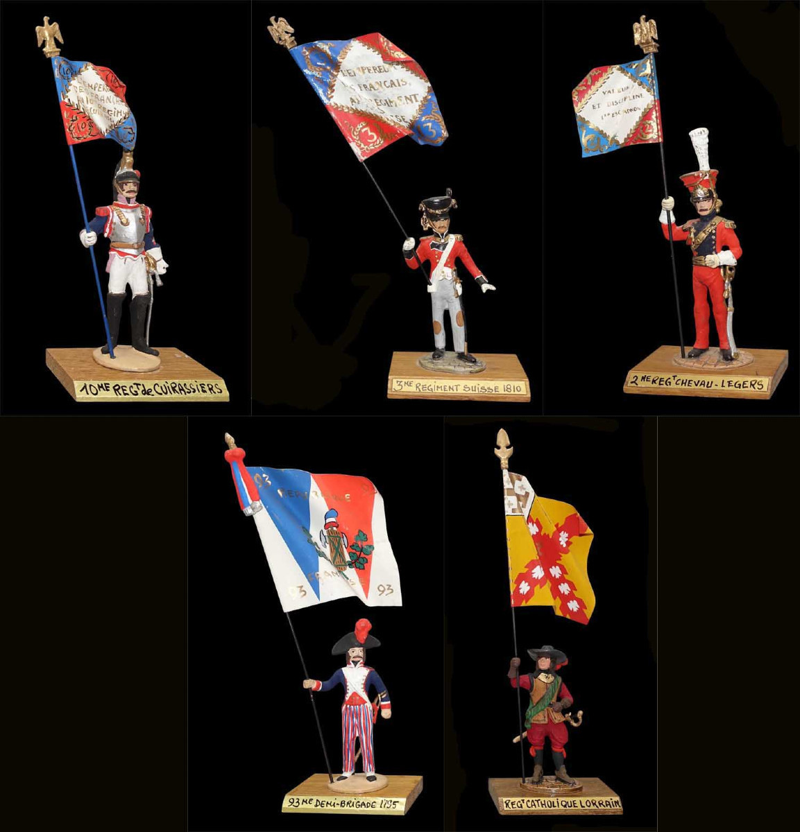 Flag Bearer Figurine 1960 By Guy Renaud.