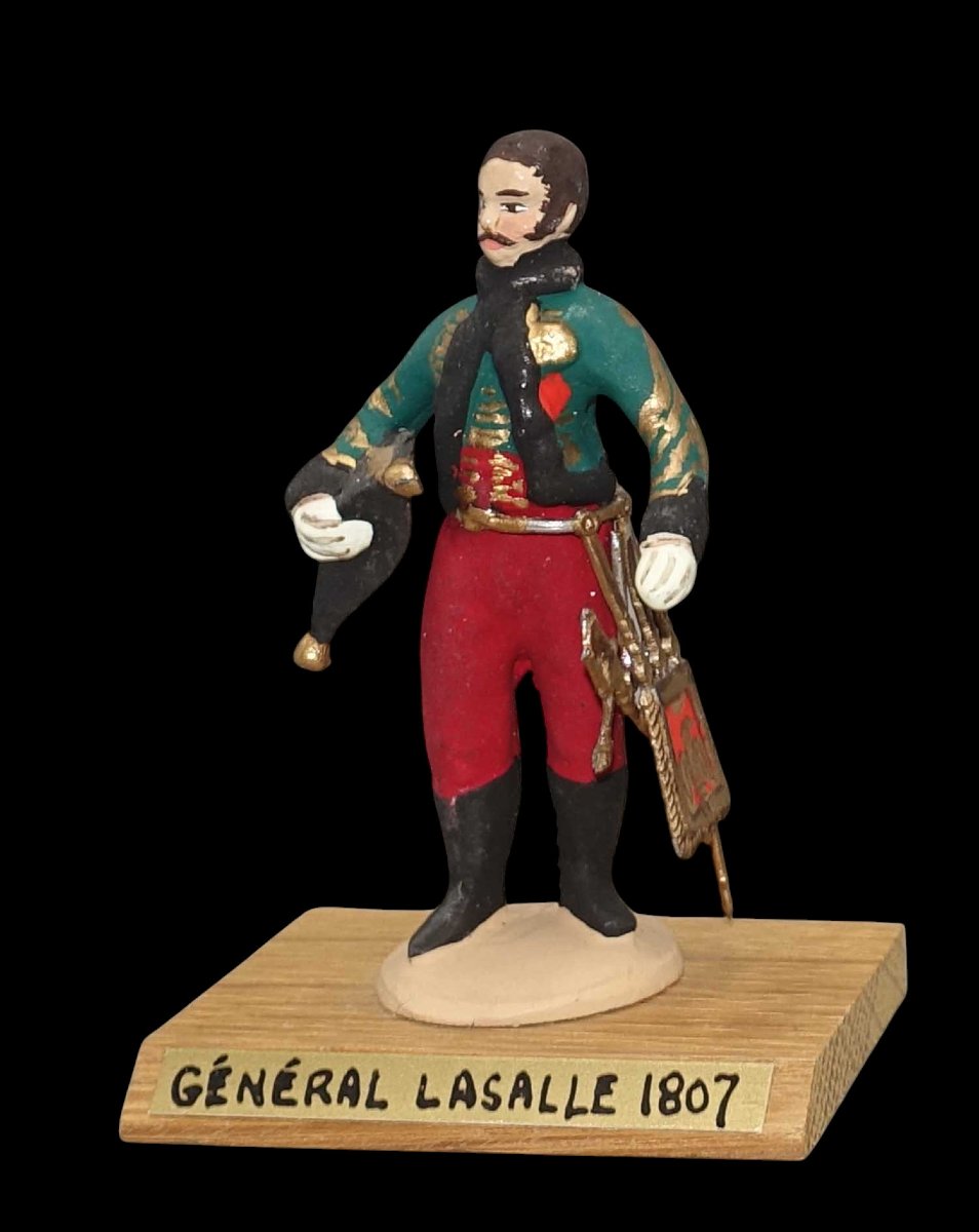Figurines  1960 par Guy RENAUD - Général LASALLE et TAMBOUR-photo-2