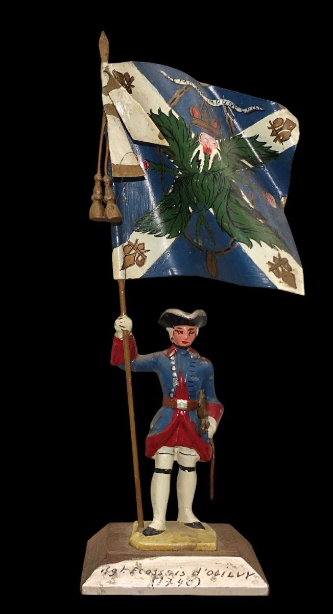 Porte-drapeau Figurines par Gaston AUGER vers 1950-photo-4