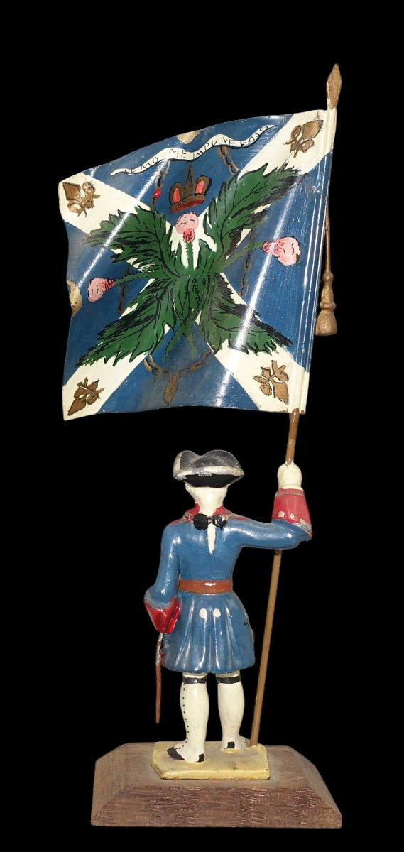 Porte-drapeau Figurines par Gaston AUGER vers 1950-photo-5