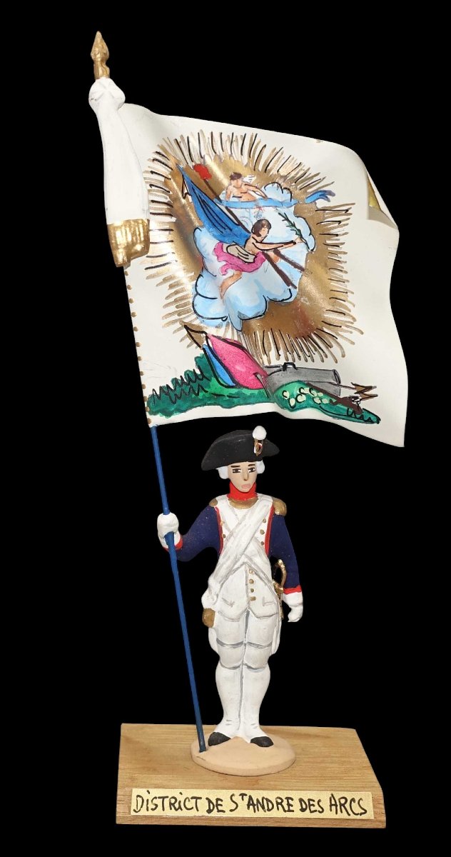 Figurine porte-drapeau 1960 par Guy RENAUD.-photo-2