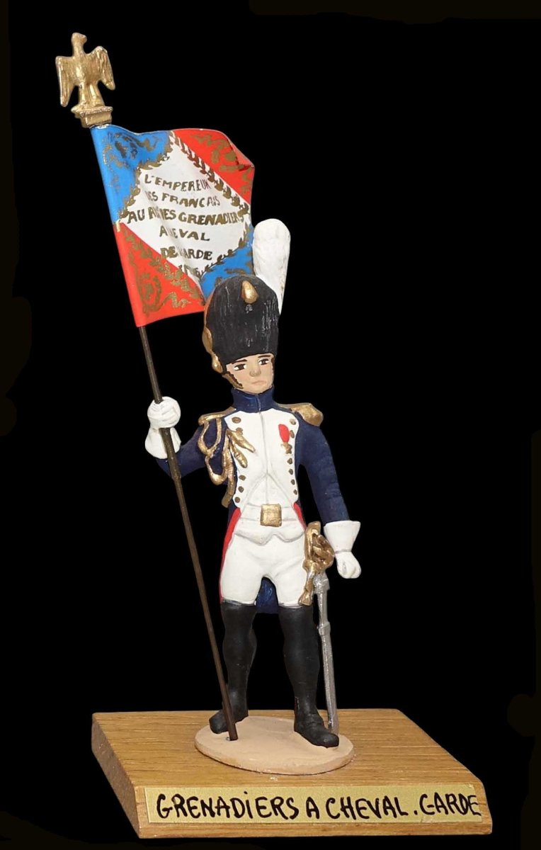 Figurine porte-drapeau 1960 par Guy RENAUD.-photo-4
