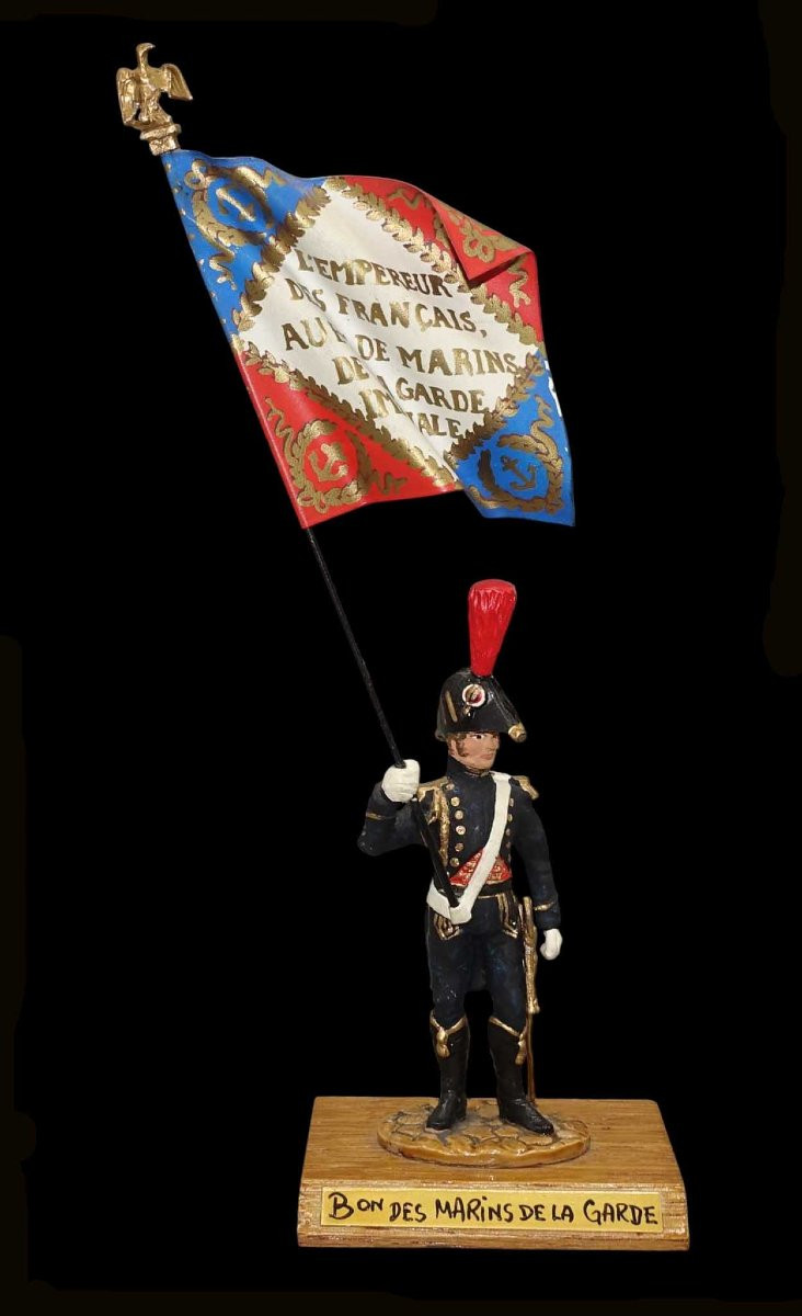 Figurine porte-drapeau 1960 par Guy RENAUD.-photo-6