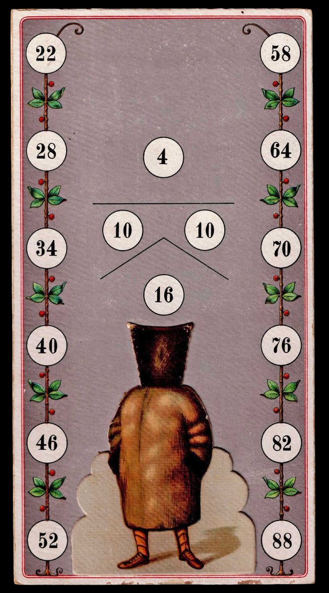 Humoristisch Lotto-spel 1880 Old Game-photo-2