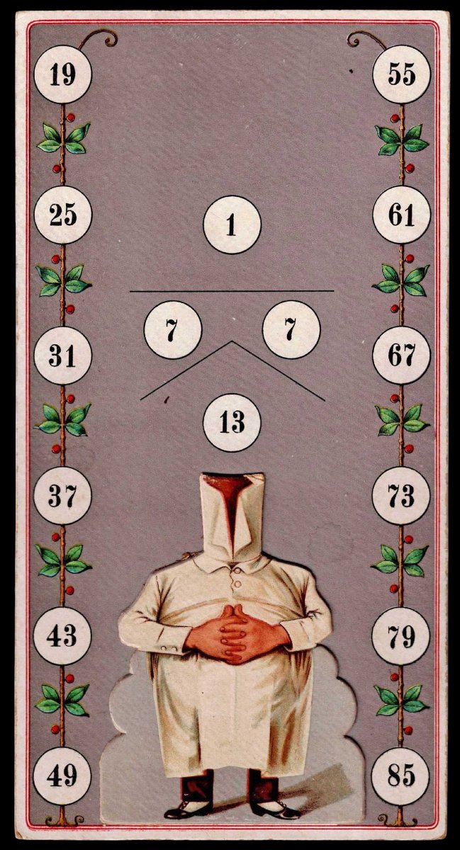 Humoristisch Lotto-spel 1880 Old Game-photo-4