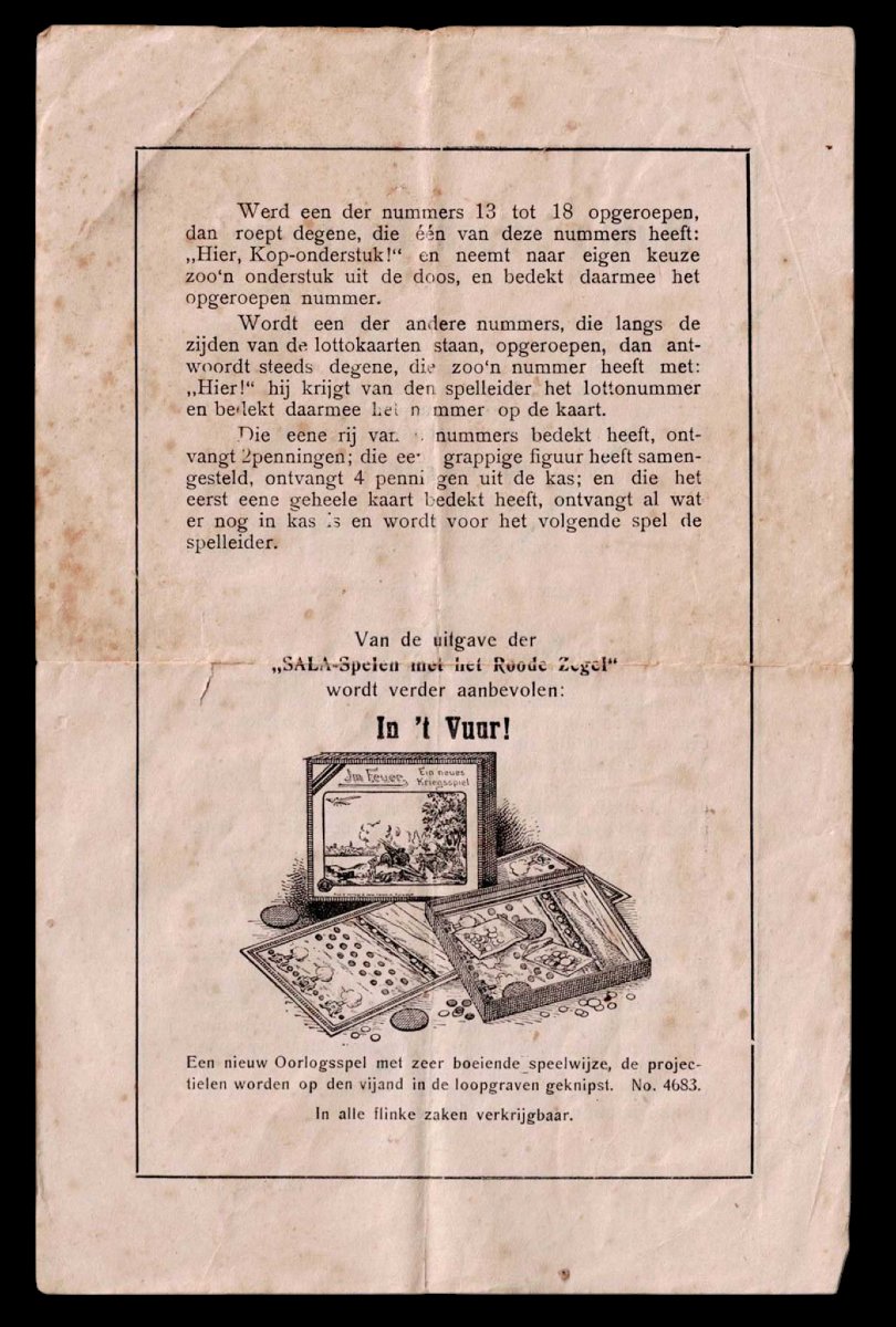 Humoristisch Lotto-spel 1880 Old Game-photo-8