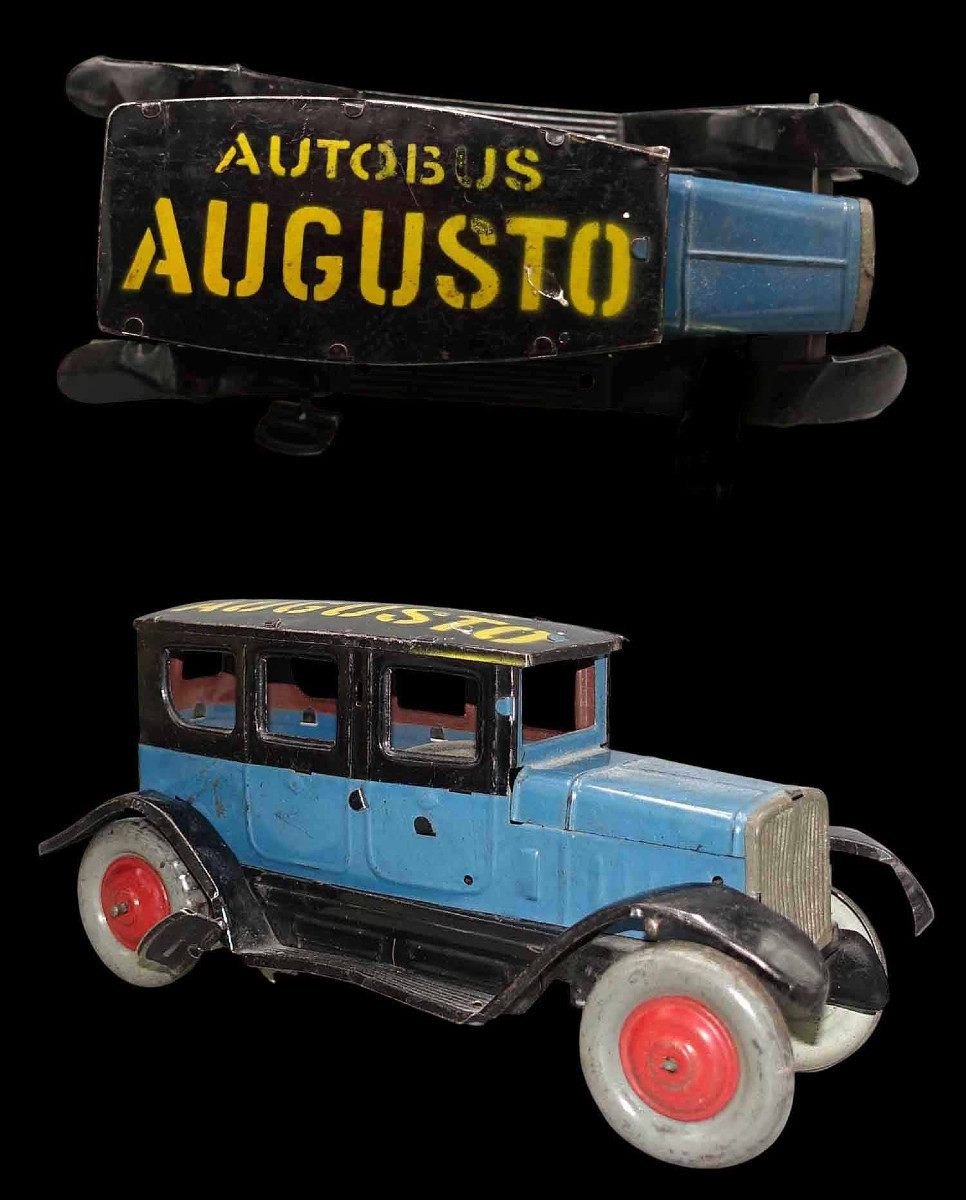 Cr Autobus Augusto 1920 Antique Toy 