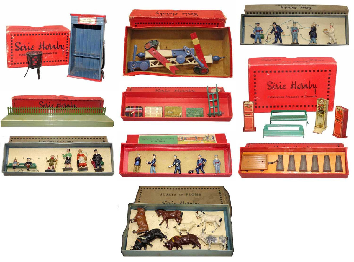 Train HORNBY lot d' ACCESSOIRES vers 1930