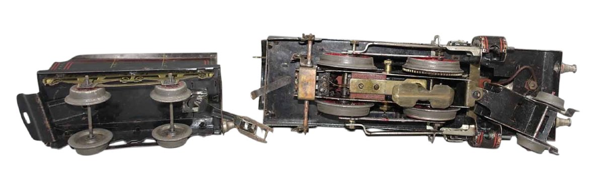 Rame de train JdeP LOCOMOTIVE 120 / jouet ancien-photo-2