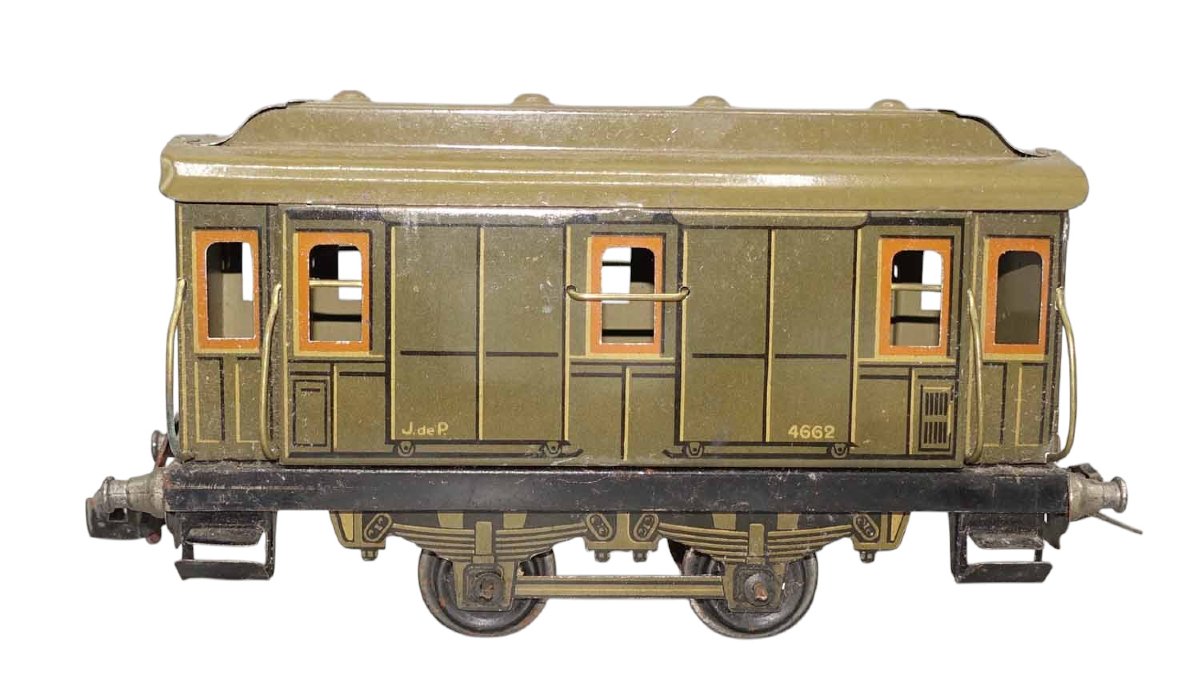 Rame de train JdeP LOCOMOTIVE 120 / jouet ancien-photo-3