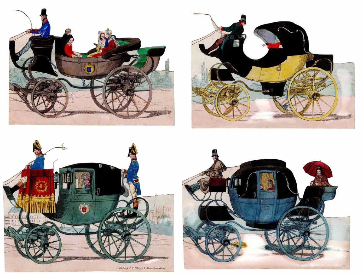 Jeu romantique MAGASIN DES VOITURES  vers 1830-photo-3